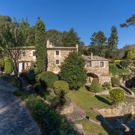Дом отдыха Casa El Moli De Burjats Con Piscina Y Chimenea