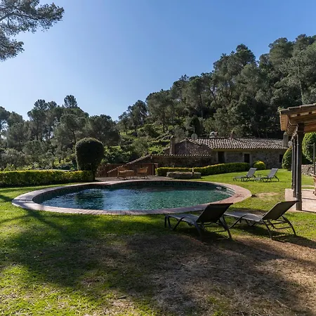 Casa El Moli De Burjats Con Piscina Y Chimenea