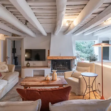 Casa El Moli De Burjats Con Piscina Y Chimenea Montras